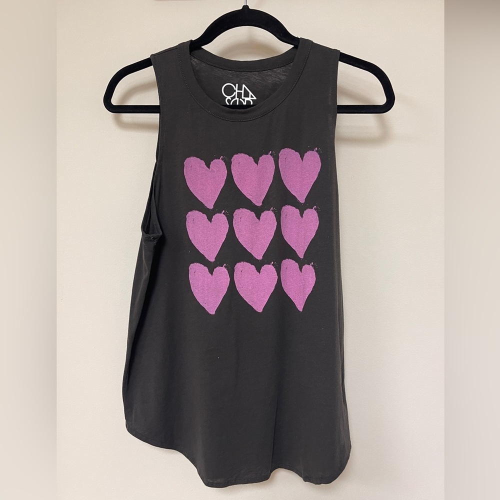 Chaser: Rock & Roll Hearts Tank, Women’s M